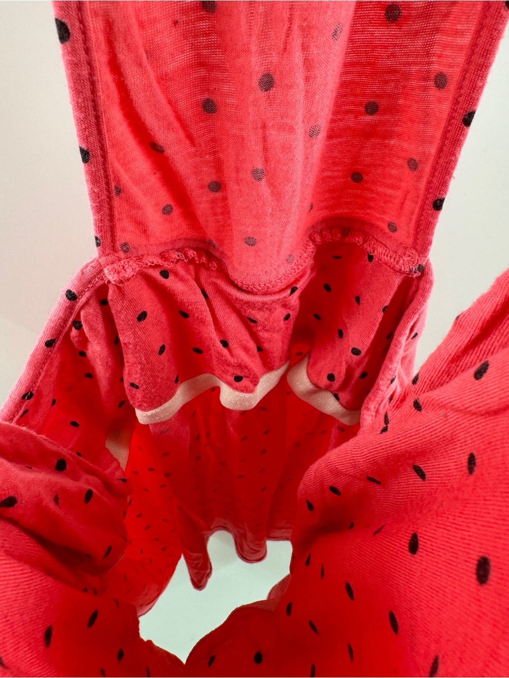 Secret Treasures Pink Polka Dot Sleep Tank Top with Built-In Shelf Bra – Women's - Picture 6 of 9
